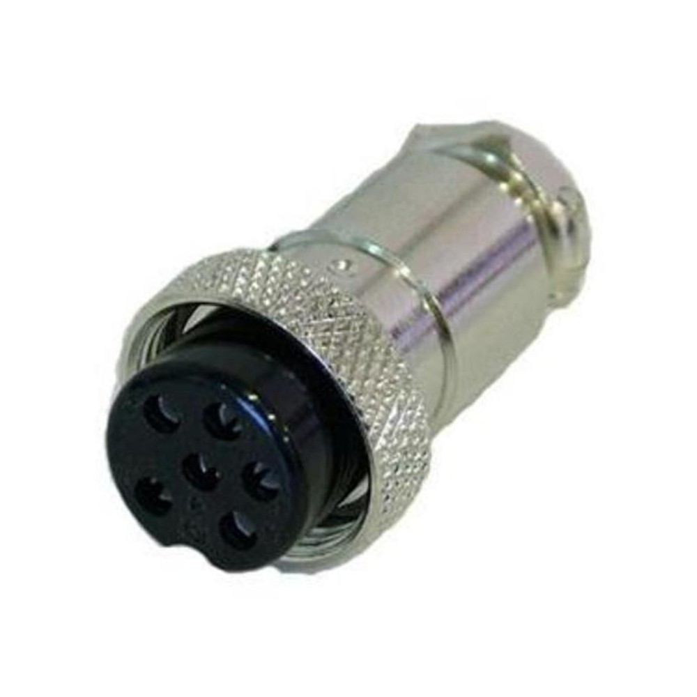 CONNETTORE MICROFONICO FEMMINA A 6 POLI