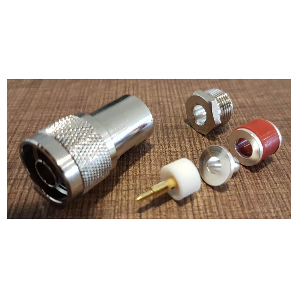 CONNETTORE N MASCHIO A SALDARE DEDICATO H155 /HF-214UF  E CAVI 6MM