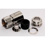 CONNETTORE PL259 PROFESSIONALE  PER CAVI 10.3 MM RG-213 RF400/HF400/H1000/ULTRAFLEX10