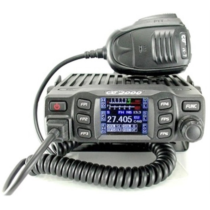 CRT 2000H Ricetrasmettitore CB 40 canali AM/FM 4 WATT (400 ch 40W EXPORT)