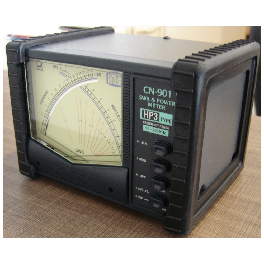 DAIWA CN-901HP3-ROSMETRO WATTMETRO AD AGHI INCROCIATI 0-200 MHz 3000 WATT