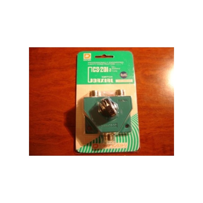 DAIWA CS-201A COMMUTATORE D'ANTENNA A 2 POSIZIONI E 1 INGRESSO-CONNESSIONI SO239