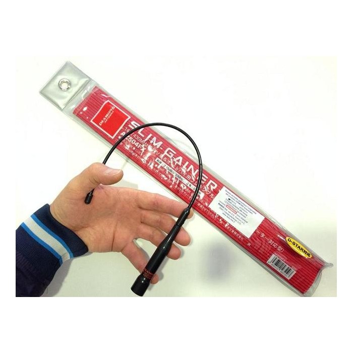 DIAMOND AZ-504FX-ANTENNA USO MOBILE 144/430 MHz SUPER FLEX-COLORE  NERO