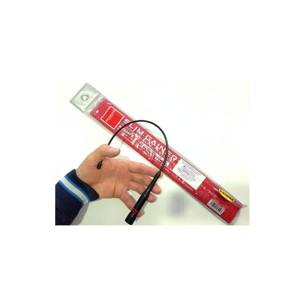 DIAMOND AZ-504FX-ANTENNA USO MOBILE 144/430 MHz SUPER FLEX-COLORE  NERO