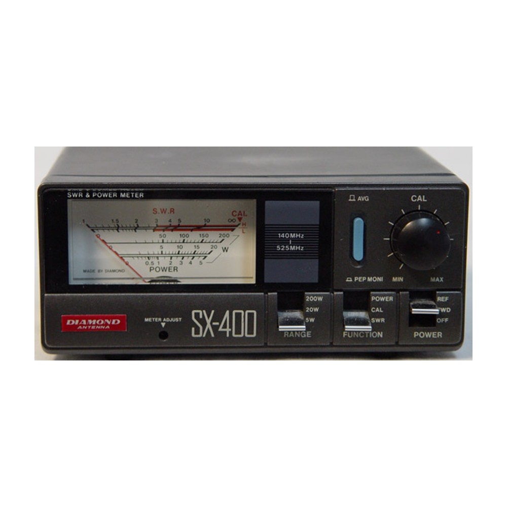 DIAMOND SX-400-ROSMETRO WATTMETRO 144-525 MHz  200 WATT A SCALE SELEZIONABILI