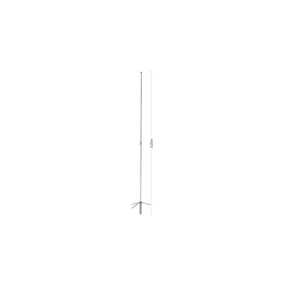 DIAMOND X-6000N - ANTENNA VERTICALE 144/430/1200 MHz ALTEZZA  305 cm