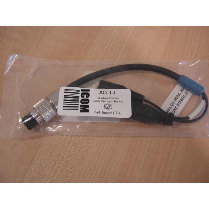 HEIL SOUND AD-1-I8  ADATTATORE MICROFONICO  ICOM 8 POLI X CUFFIA PROSET