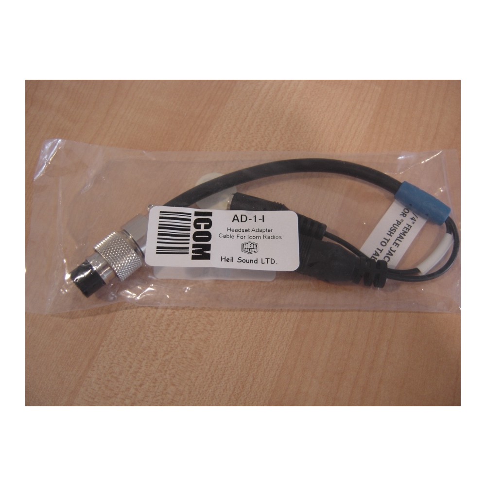 HEIL SOUND AD-1-I8  ADATTATORE MICROFONICO  ICOM 8 POLI X CUFFIA PROSET