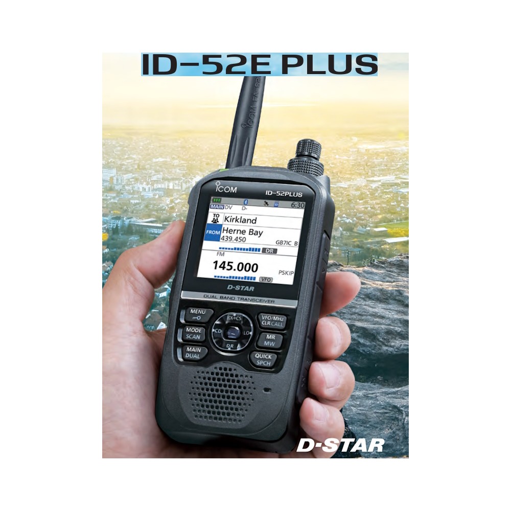 ICOM ID-52E PLUS - RTX Bibanda Dstar Analogico