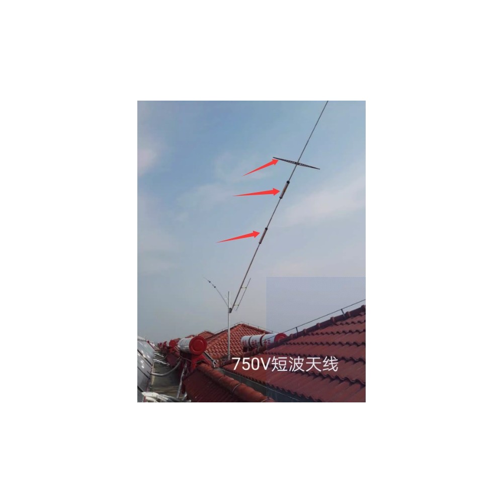 KB2 KB 750V ANTENNA CORNUTA 6-10-15-20-40 METRI 2KW PEP BALUN INCLUSO