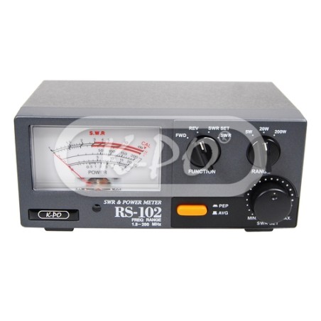 KPO ( Nissei ) RS-102 Rosmetro wattmetro 1.6-200 MHz 5/20/200W