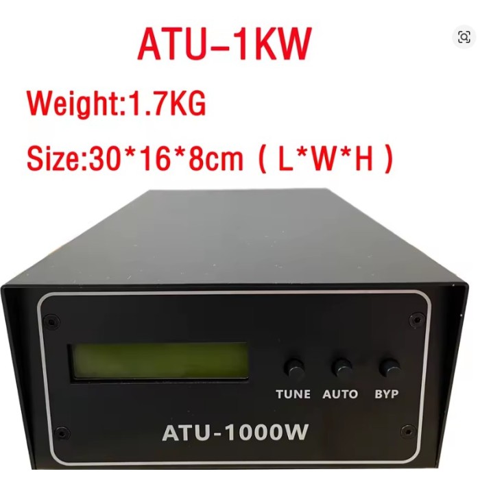 MGE ATU-1000W ACCORDATORE AUTOMATICO DI ANTENNA 1500W PICCO 1.8-50 MHZ