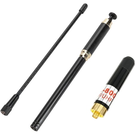 MGE PRYME AL-800 AL-800 Antenna Dual Band SMA-Femmina Allungabile VHF/UHF 2 Meter 70cm