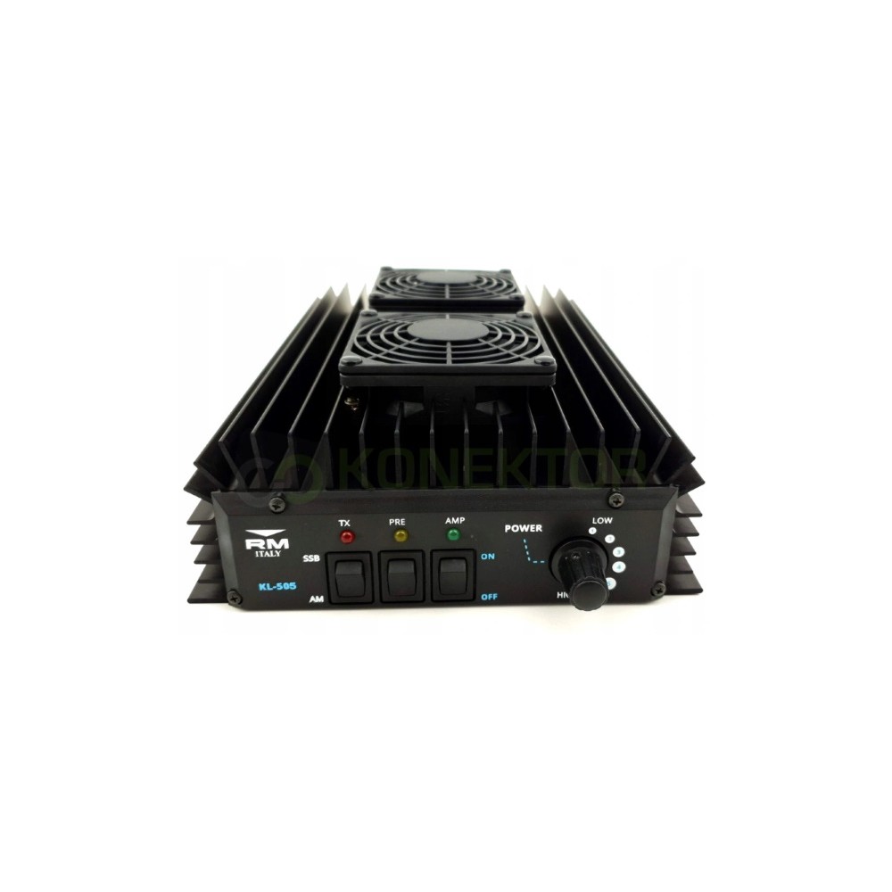 RM KL-505V BLACK AMPLIFICATORE LINEARE HF 300W -  12V CON VENTOLE