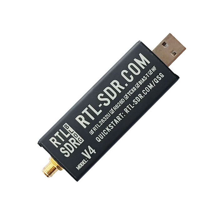 RTL-SDR Blog V4 Ricevitore SDR 0.5-1700 MHz senza direct sampling (con UP-converter)