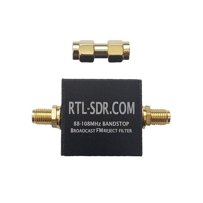RTL-SDR BROADCAST FM88-108 BAND-STOP FILTER- FILTRO NOTCH PER SCANNER, RICEVITORI PORTATILI