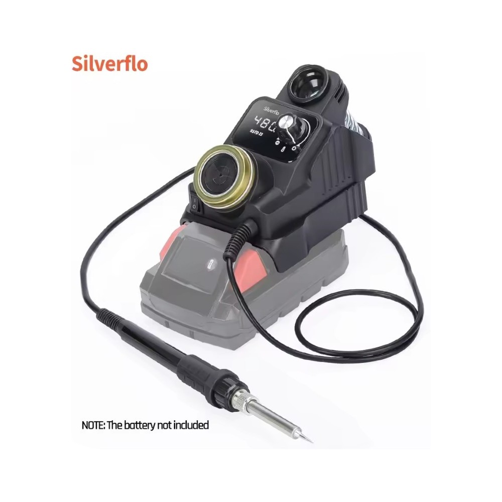Silverflo 937DI Stazione saldante PORTATILE a batteria con modalità Sleep