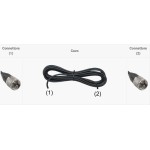 SIRIO  RACCORDO CAVO 90CM PL/PL RG-58