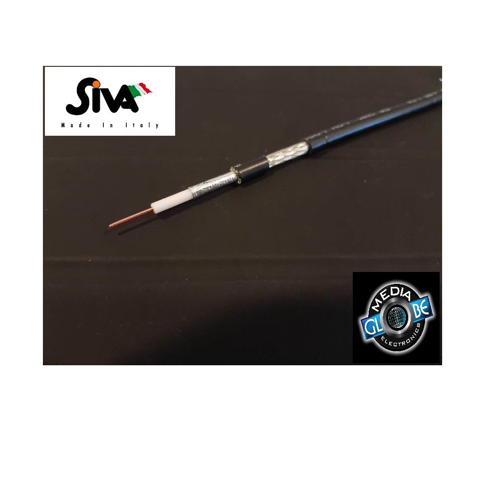 SIVA HF195 PVC GAS INJECTED -  CAVO BASSA  PERDITA 5MM DOPPIO SCHERMO