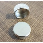 TAPPO INOX AD AVVITARE PER COPRIRE SO239 E ATTACCHI MICROFONICI 8 PIN ROUND