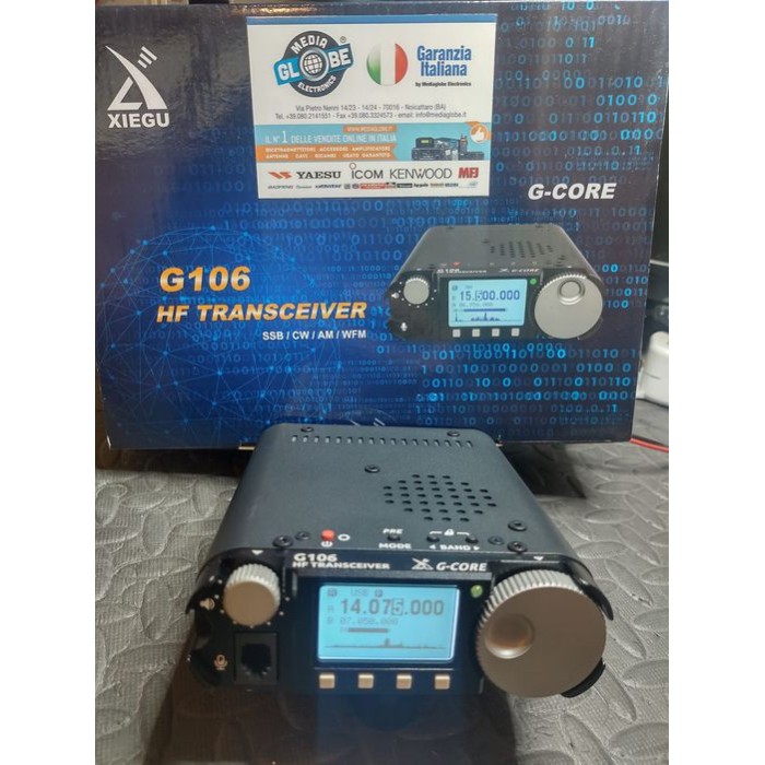 Xiegu G106 SDR -  Ricetrasmettitore HF Radio QRP 5W, SSB CW AM WFM FT8, Modalità dati