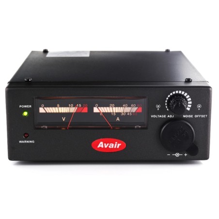 AVAIR AV-5045NF alimentatore switching sottile da 45 AMPERE 2 STRUMENTI ILLUMINATI