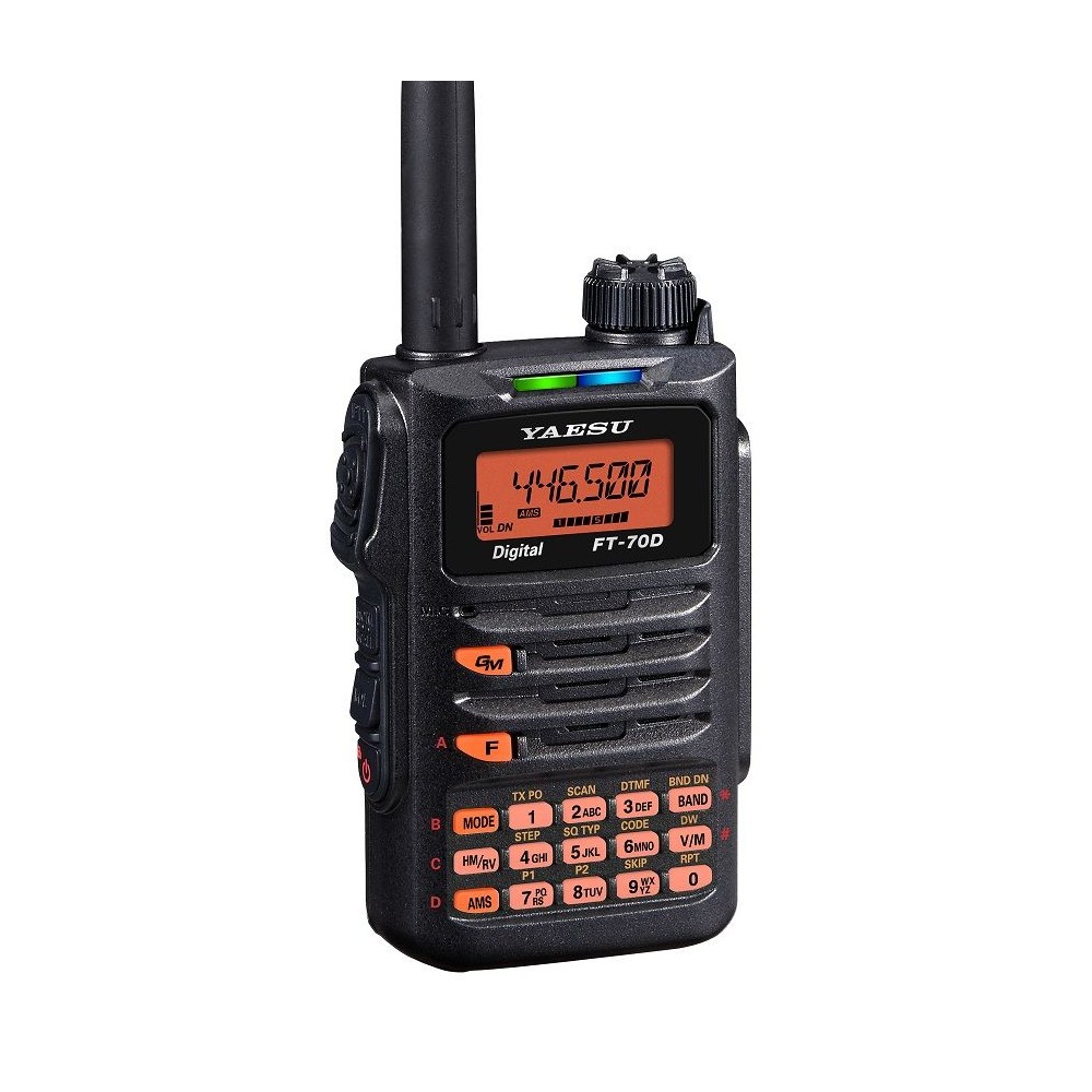 YAESU FT-70DE -  RICETRASMETTITORE DUAL BAND C4FM PORTATILE 144/430