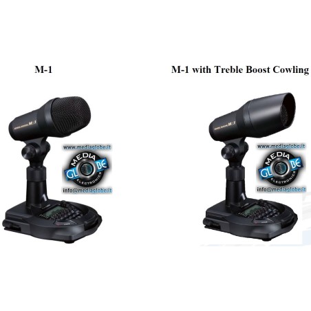 YAESU M-1 - MICROFONO doppia capsula,  dinamica e a condensatore con EQ