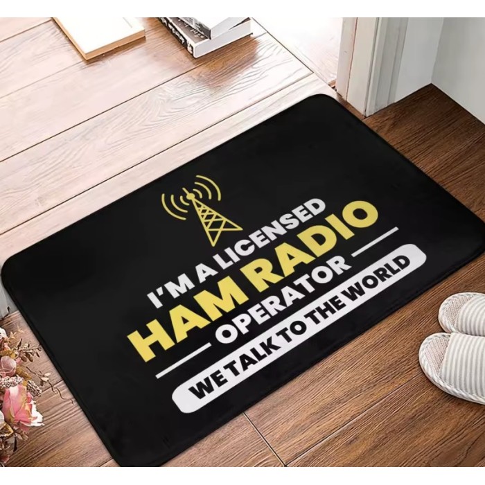 Zerbino per operatore radio retrò con licenza Ham antiscivolo