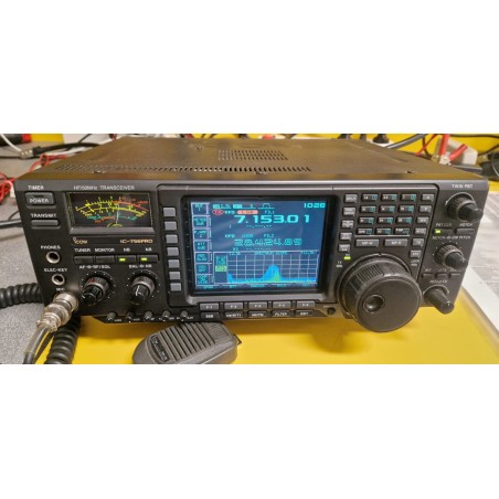 ICOM IC-756 PRO HF-50MHZ ALL-MODE PERFETTO STATO - GIA' AMPLIATO DI BANDA
