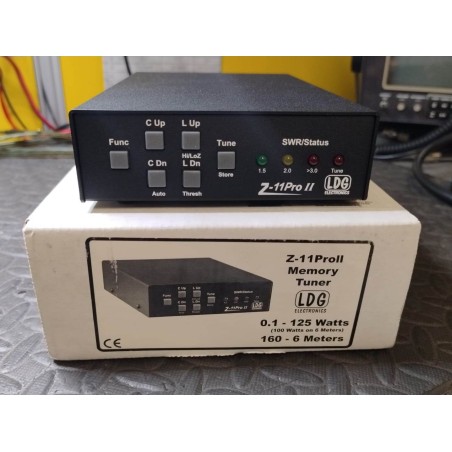 LDG Z11 PROII ACCORDATORE AUTOMATICO HF/50MHZ MAX 125W - OTTIMO STATO CON IMBALLO