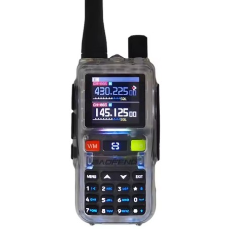 BAOFENG UV-5R MINI 5W  Bluetooth NOAA Avvisi meteo  Carica rapidaTipo-C  IP55